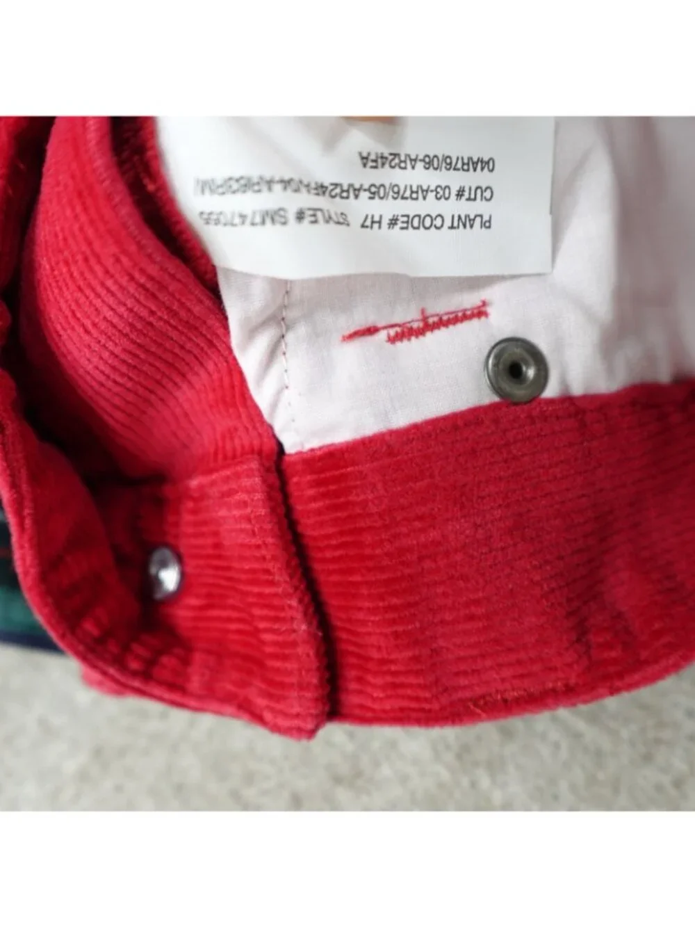 Ralph Lauren Girls Pants Red 8 Scotty Dog Critter Flare Corduroy